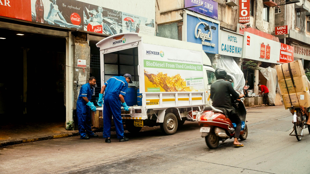 Indien Straßenaufnahme