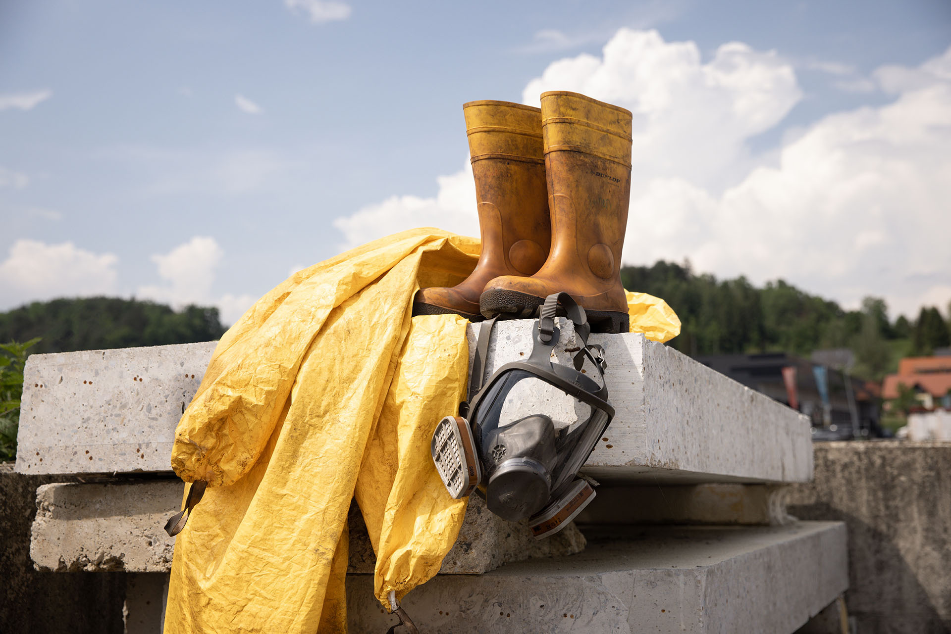 Tank cleaning equipment – close-up